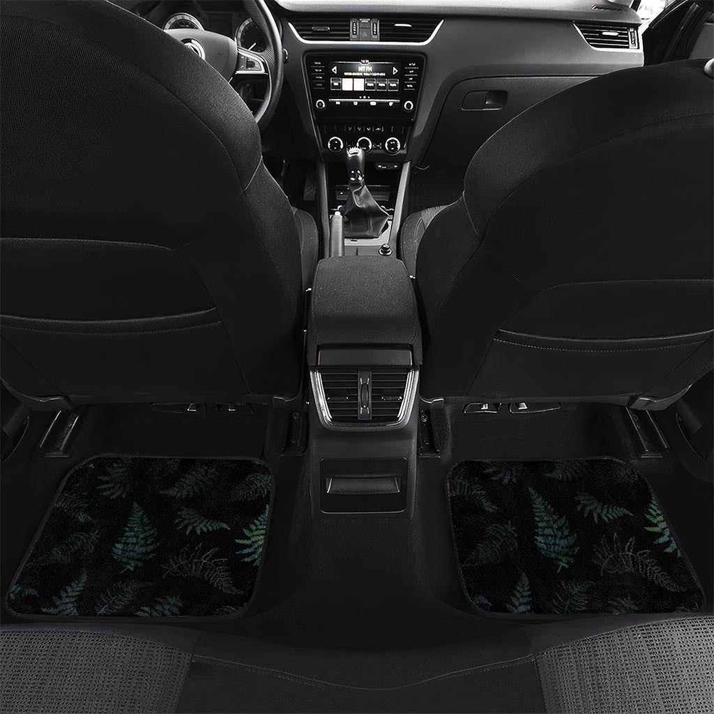 Custom New Zealand Fern Women Rugby Car Mats Maori Pattern