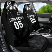 Custom New Zealand Fern Women Rugby Car Seat Cover Maori Pattern LT05 - Polynesian Pride