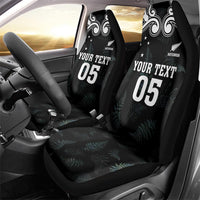 Custom New Zealand Fern Women Rugby Car Seat Cover Maori Pattern LT05 - Polynesian Pride