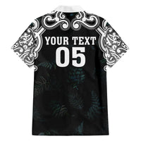 Custom New Zealand Fern Women Rugby Family Matching Puletasi and Hawaiian Shirt Maori Pattern LT05 - Polynesian Pride