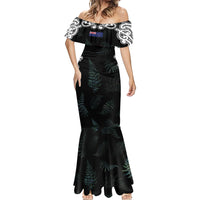 Custom New Zealand Fern Women Rugby Mermaid Dress Maori Pattern LT05 - Polynesian Pride