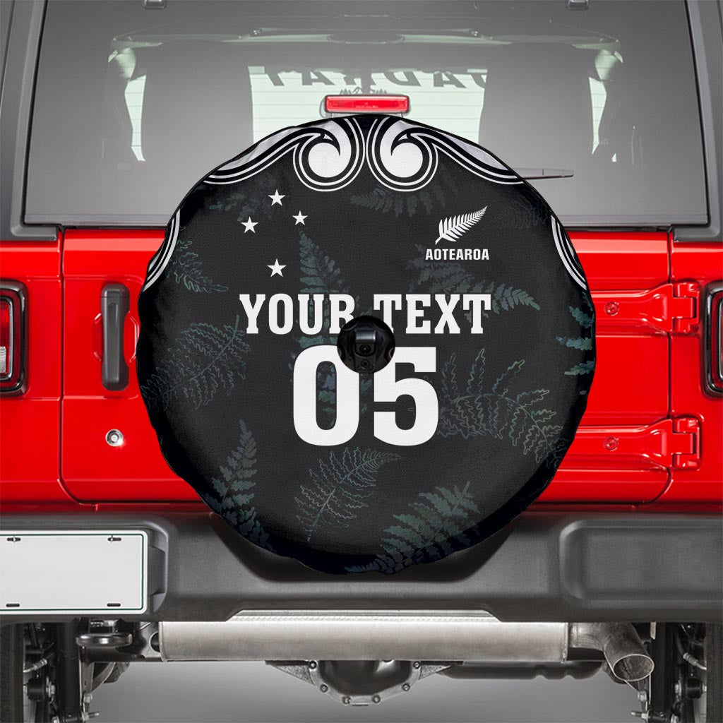 Custom New Zealand Fern Women Rugby Spare Tire Cover Maori Pattern LT05 - Polynesian Pride