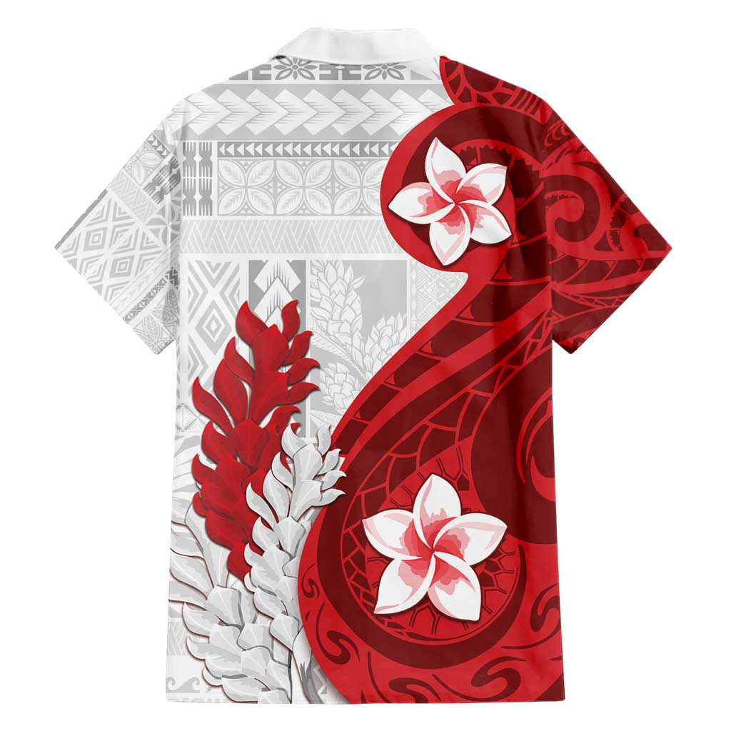 Samoa Teuila 2024 Hawaiian Shirt Samoan Siapo Pattern Red Version