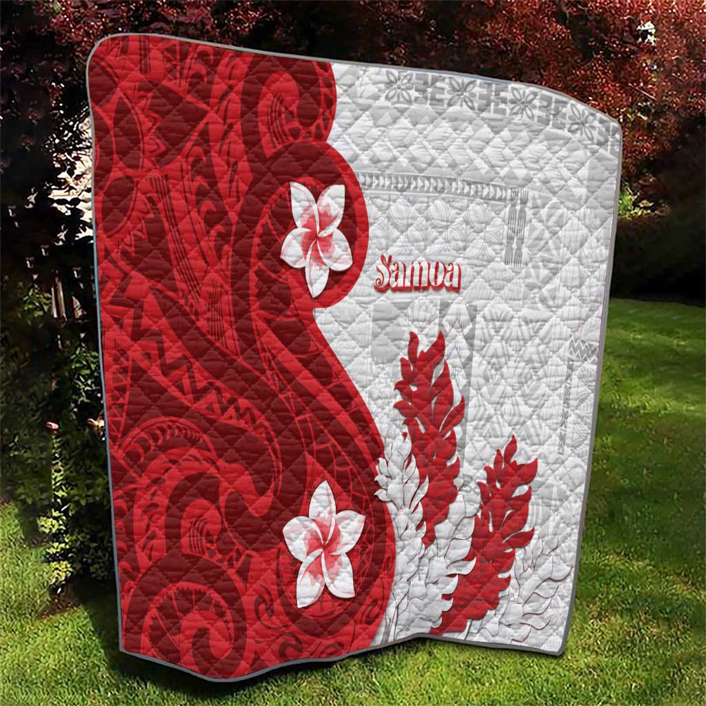 Samoa Teuila 2024 Quilt Samoan Siapo Pattern Red Version
