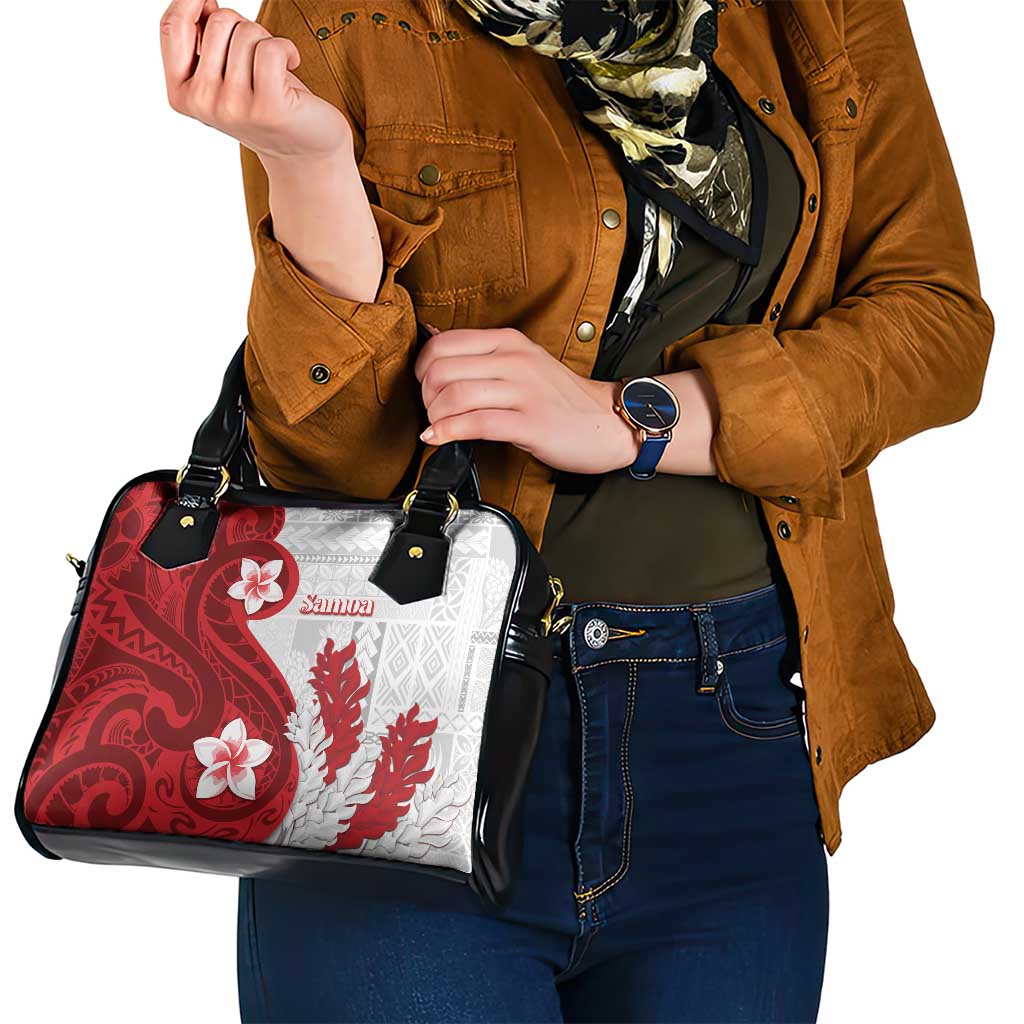 Samoa Teuila 2024 Shoulder Handbag Samoan Siapo Pattern Red Version