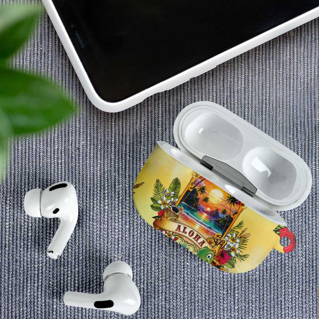Aloha Hawaii Turtle AirPods Case Retro Style - Polynesian Pride