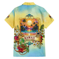 Aloha Hawaii Turtle Family Matching Off Shoulder Maxi Dress and Hawaiian Shirt Retro Style LT05 - Polynesian Pride