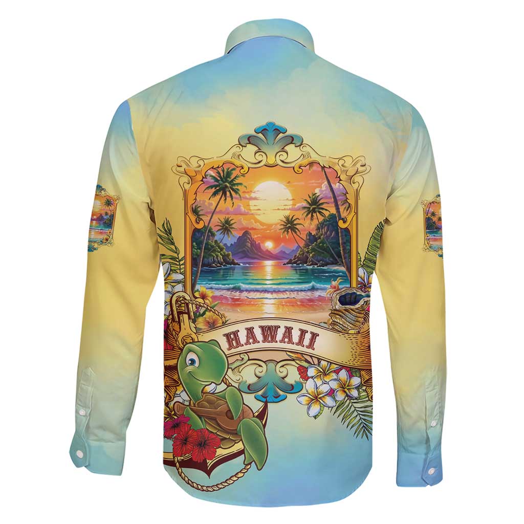 Aloha Hawaii Turtle Family Matching Short Sleeve Bodycon Dress and Hawaiian Shirt Retro Style LT05 - Polynesian Pride