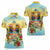 Aloha Hawaii Turtle Women Polo Shirt Retro Style - Polynesian Pride