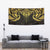 New Zealand Aotearoa Tapestry Maori Manta Ray Moko Gold - Polynesian Pride