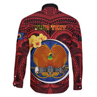 Personalized Papua New Guinea Gulf Province Family Matching Puletasi Dress and Hawaiian Shirt Mix Coat Of Arms Polynesian Pattern LT05 - Polynesian Pride