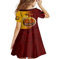Personalized Papua New Guinea Western Province Family Matching Tank Maxi Dress and Hawaiian Shirt Mix Coat Of Arms Polynesian Pattern LT05 - Polynesian Pride