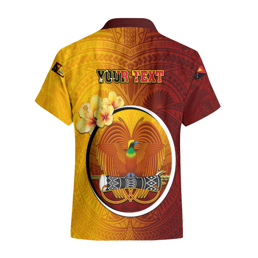 Personalized Papua New Guinea Western Province Hawaiian Shirt Mix Coat Of Arms Polynesian Pattern LT05 - Polynesian Pride