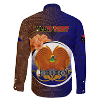Personalized Papua New Guinea Manus Province Family Matching Off Shoulder Long Sleeve Dress and Hawaiian Shirt Mix Coat Of Arms Polynesian Pattern LT05 - Polynesian Pride