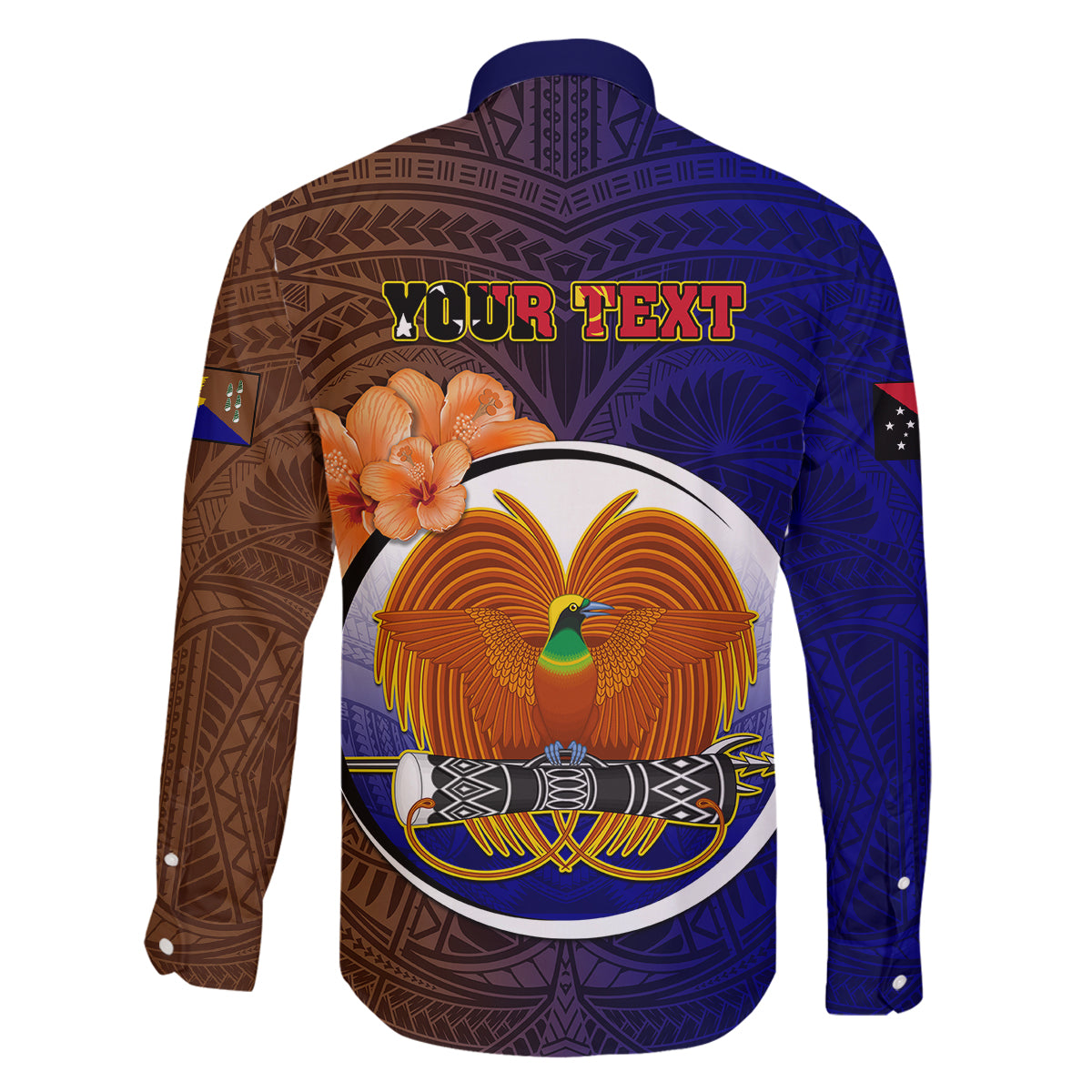 Personalized Papua New Guinea Manus Province Family Matching Off Shoulder Maxi Dress and Hawaiian Shirt Mix Coat Of Arms Polynesian Pattern LT05 - Polynesian Pride