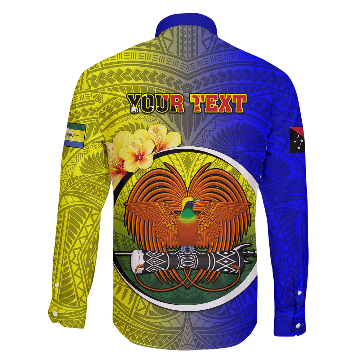 Personalized Papua New Guinea Morobe Province Family Matching Long Sleeve Bodycon Dress and Hawaiian Shirt Mix Coat Of Arms Polynesian Pattern LT05 - Polynesian Pride