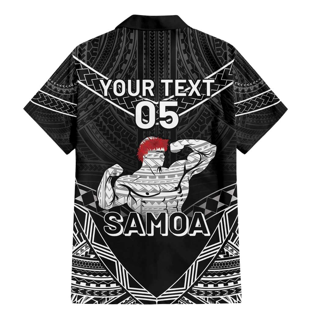 Custom Samoa Wrestling Family Matching Mermaid Dress and Hawaiian Shirt Samoan Wrestler Ulafala Style LT05 - Polynesian Pride