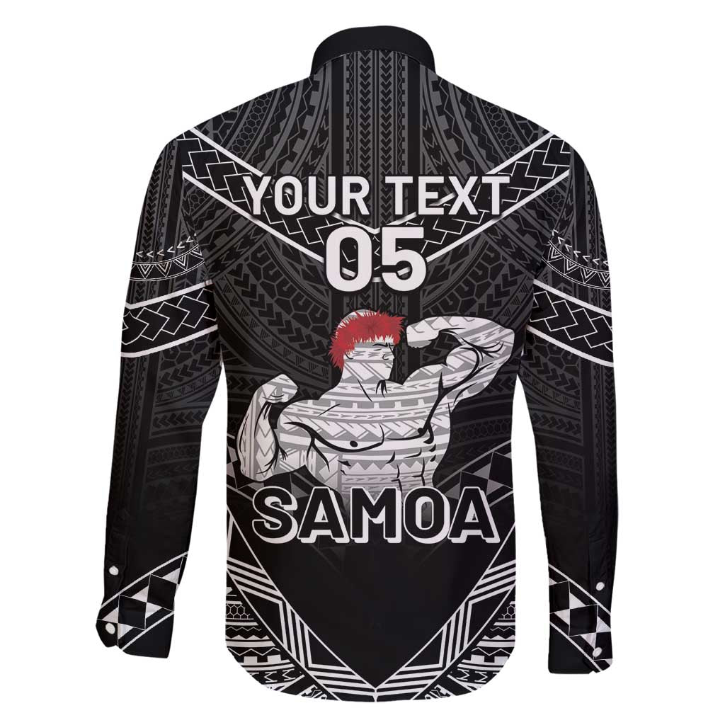 Custom Samoa Wrestling Family Matching Puletasi and Hawaiian Shirt Samoan Wrestler Ulafala Style LT05 - Polynesian Pride