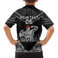 Custom Samoa Wrestling Kid Hawaiian Shirt Samoan Wrestler Ulafala Style LT05 - Polynesian Pride