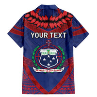Personalised FAST Party Samoa Family Matching Mermaid Dress and Hawaiian Shirt Samoan Coat Of Arms Ulafala Style LT05 - Polynesian Pride