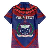 Personalised FAST Party Samoa Family Matching Puletasi and Hawaiian Shirt Samoan Coat Of Arms Ulafala Style LT05 - Polynesian Pride