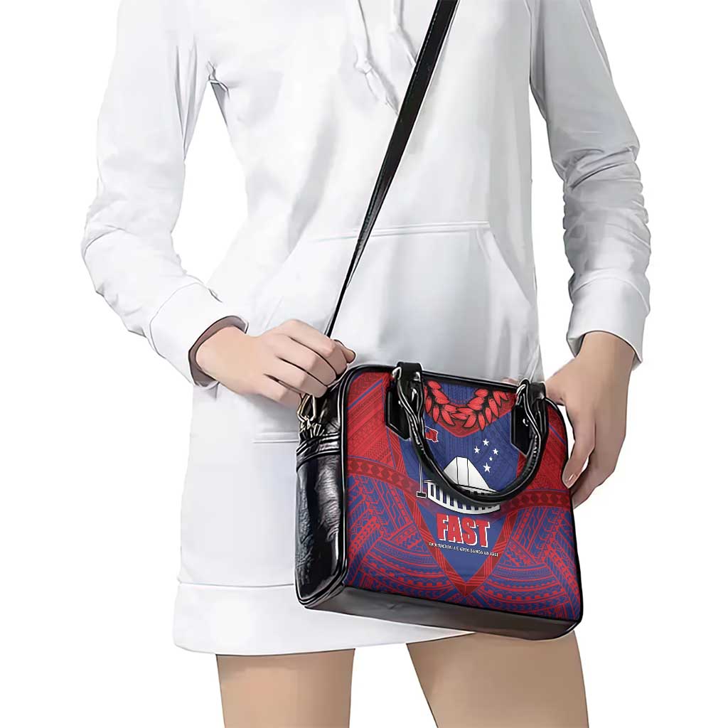 FAST Party Samoa Shoulder Handbag Samoan Coat Of Arms Ulafala Style