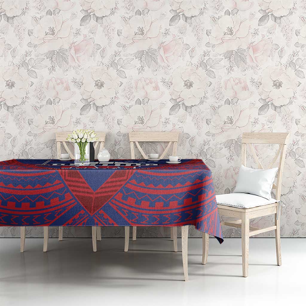 FAST Party Samoa Tablecloth Samoan Coat Of Arms Ulafala Style