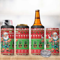 Mele Kalikimaka Hawaii Christmas 4 in 1 Can Cooler Tumbler Funny Santa 67 Gen Alpha Slang LT05 - Polynesian Pride