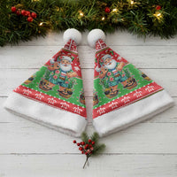 Mele Kalikimaka Hawaii Christmas Santa Hat Funny Santa 67 Gen Alpha Slang LT05 - Polynesian Pride