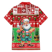 Mele Kalikimaka Hawaii Christmas Family Matching Tank Maxi Dress and Hawaiian Shirt Funny Santa 67 Gen Alpha Slang LT05 - Polynesian Pride