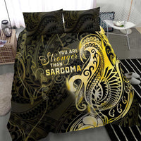 Sarcoma Awareness Bedding Set You Are Stronger Than Sarcoma