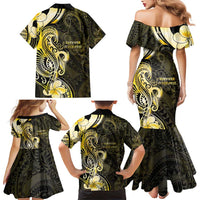 Sarcoma Awareness Family Matching Mermaid Dress and Hawaiian Shirt You Are Stronger Than Sarcoma LT05 - Polynesian Pride