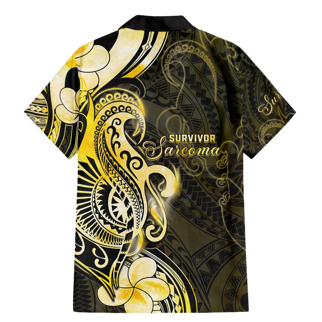 Sarcoma Awareness Family Matching Mermaid Dress and Hawaiian Shirt You Are Stronger Than Sarcoma LT05 - Polynesian Pride