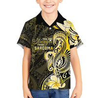 Sarcoma Awareness Hawaiian Shirt You Are Stronger Than Sarcoma