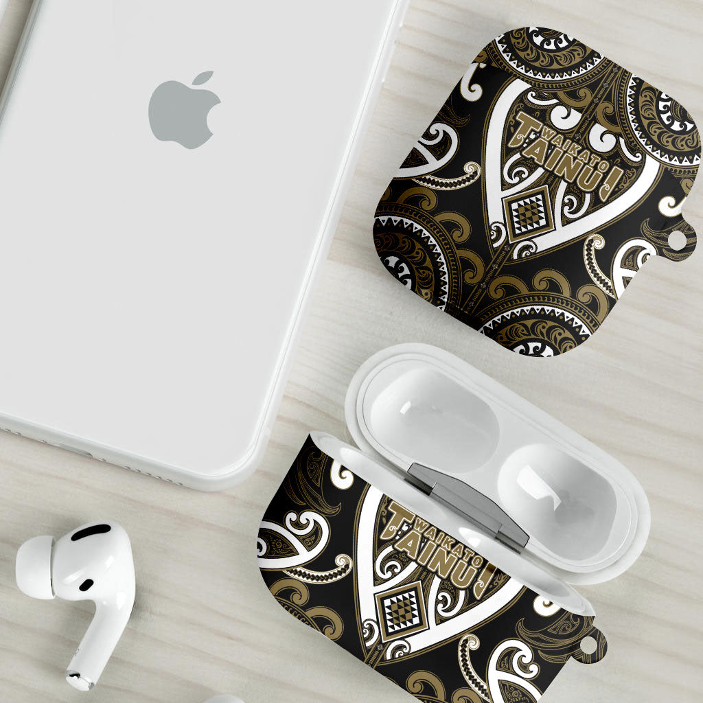 Aotearoa Waikato Tainui AirPods Case Maori Tribal Pattern