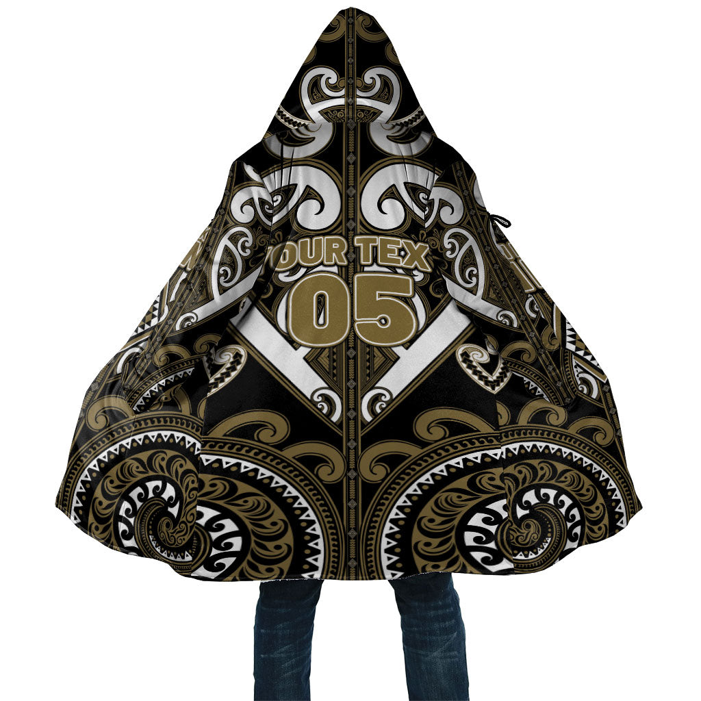 Custom Aotearoa Waikato Tainui Cloak Maori Tribal Pattern LT05 Unisex Dark Yellow - Polynesian Pride