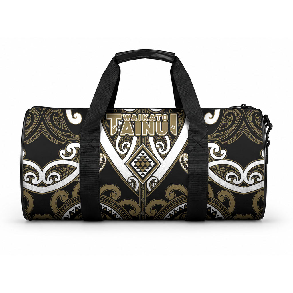Aotearoa Waikato Tainui Duffle Bag Maori Tribal Pattern LT05 One size Dark Yellow - Polynesian Pride