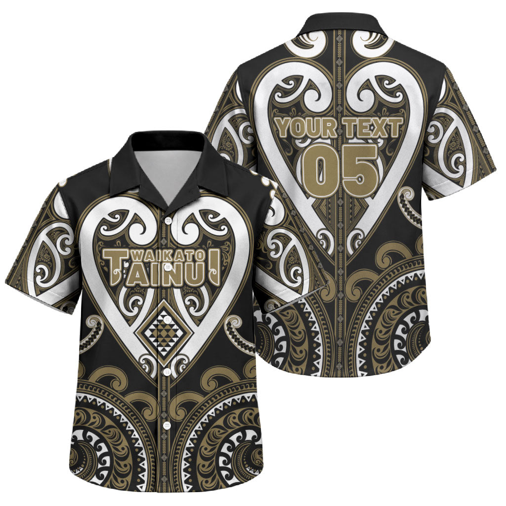 Custom Aotearoa Waikato Tainui Family Matching Mermaid Dress and Hawaiian Shirt Maori Tribal Pattern