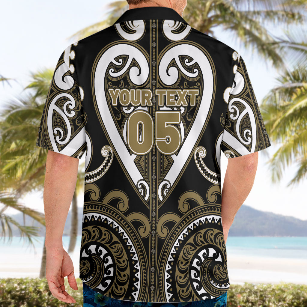 Custom Aotearoa Waikato Tainui Hawaiian Shirt Maori Tribal Pattern
