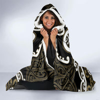 Aotearoa Waikato Tainui Hooded Blanket Maori Tribal Pattern