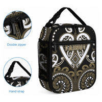 Aotearoa Waikato Tainui Lunch Bag Maori Tribal Pattern LT05 - Polynesian Pride