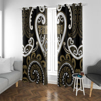 Aotearoa Waikato Tainui Window Curtain Maori Tribal Pattern