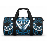 Aotearoa Ngati Kahungunu Duffle Bag Maori Tribal Pattern LT05 One size Blue - Polynesian Pride