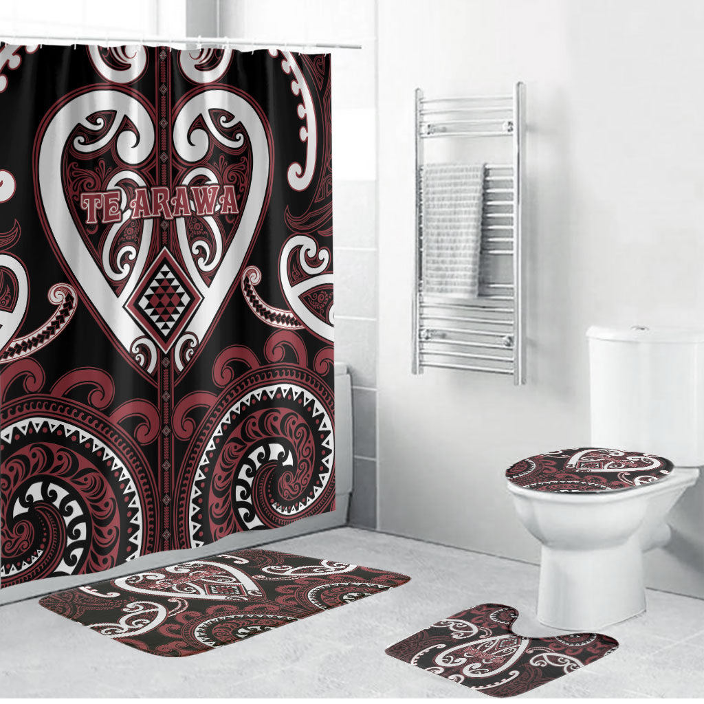 Aotearoa Te Arawa Bathroom Set Maori Tribal Pattern