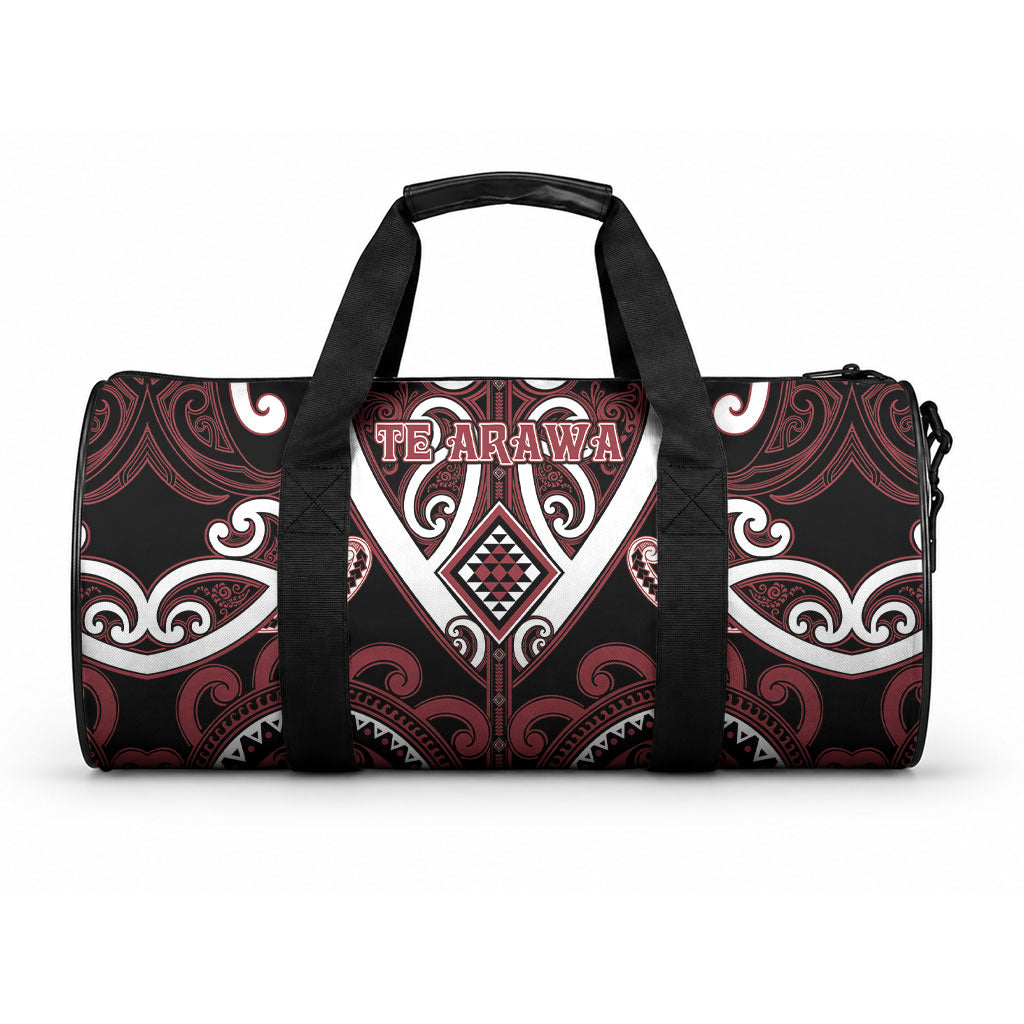 Aotearoa Te Arawa Duffle Bag Maori Tribal Pattern LT05 One size Red - Polynesian Pride