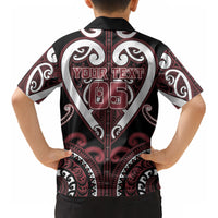 Custom Aotearoa Te Arawa Kid Hawaiian Shirt Maori Tribal Pattern
