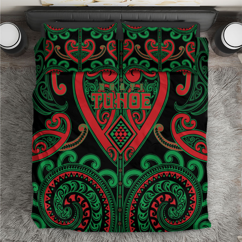 Aotearoa Ngai Tuhoe Bedding Set Maori Tribal Pattern