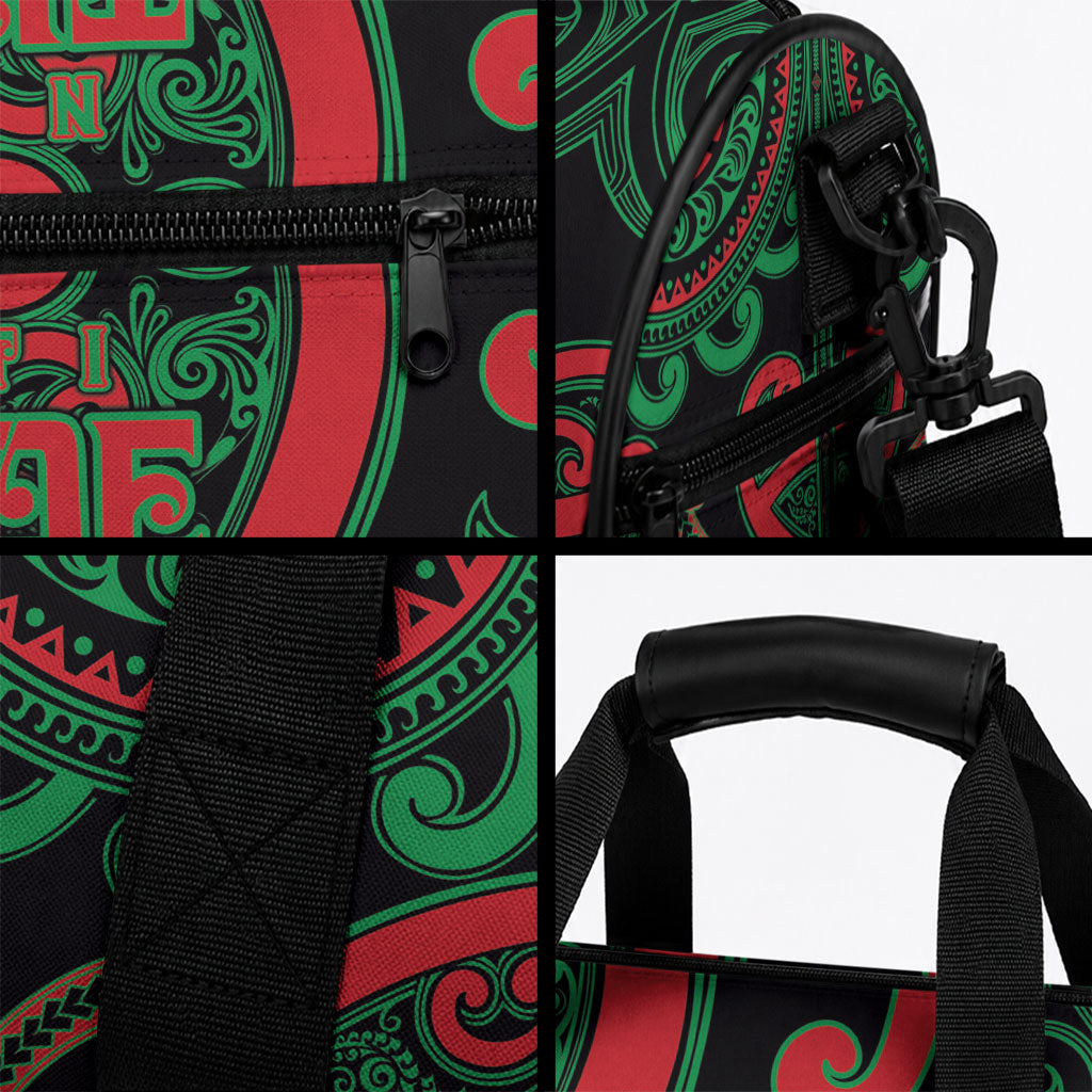 Aotearoa Ngai Tuhoe Duffle Bag Maori Tribal Pattern LT05 - Polynesian Pride