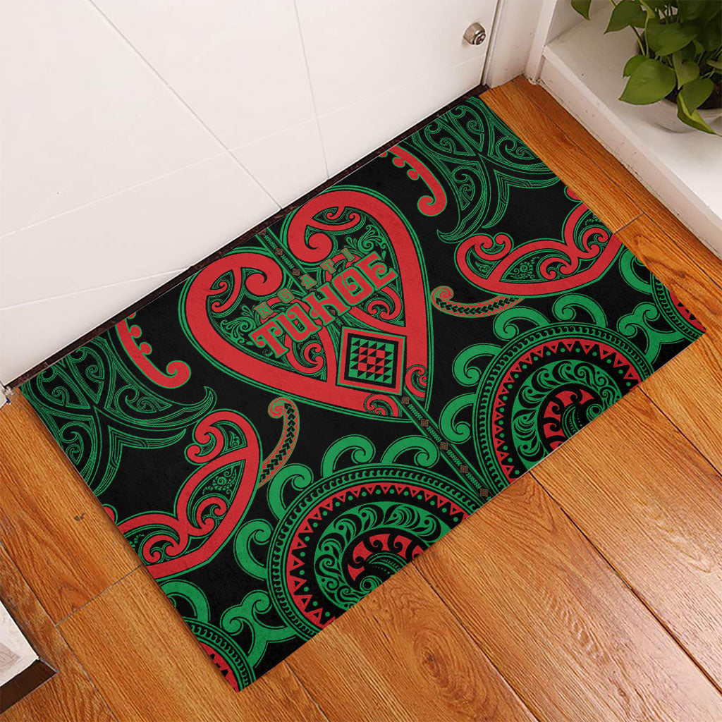 Aotearoa Ngai Tuhoe Rubber Doormat Maori Tribal Pattern