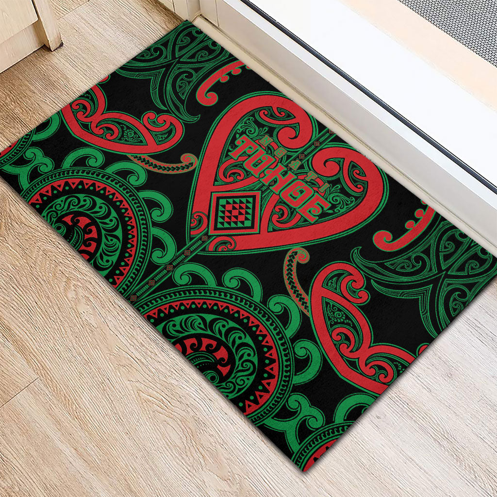 Aotearoa Ngai Tuhoe Rubber Doormat Maori Tribal Pattern